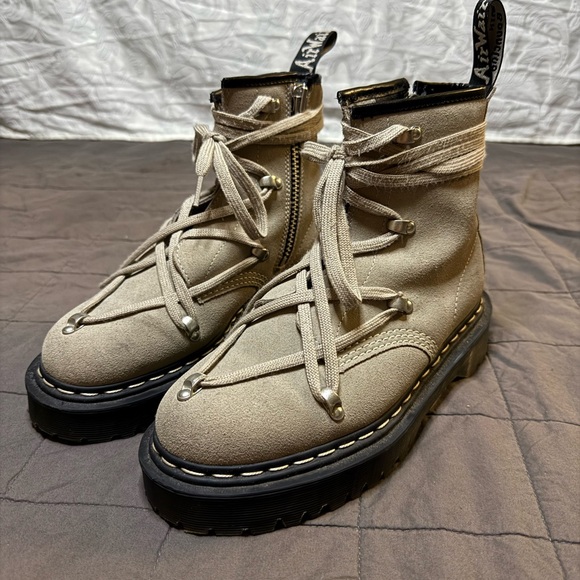 Rick Owens x Dr. Martens 1460 Bex Suede Boots – EU 40 / US 8.5 - Picture 1 of 9